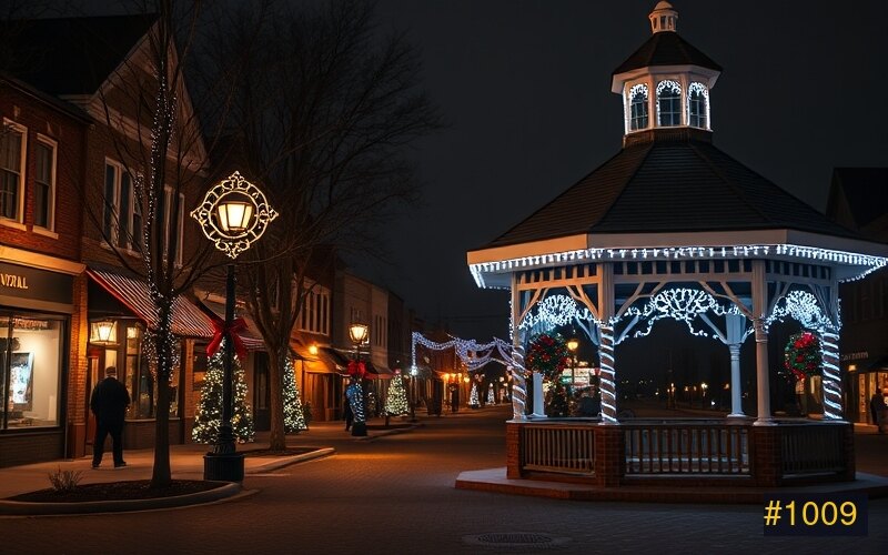 Municipal holiday lighting